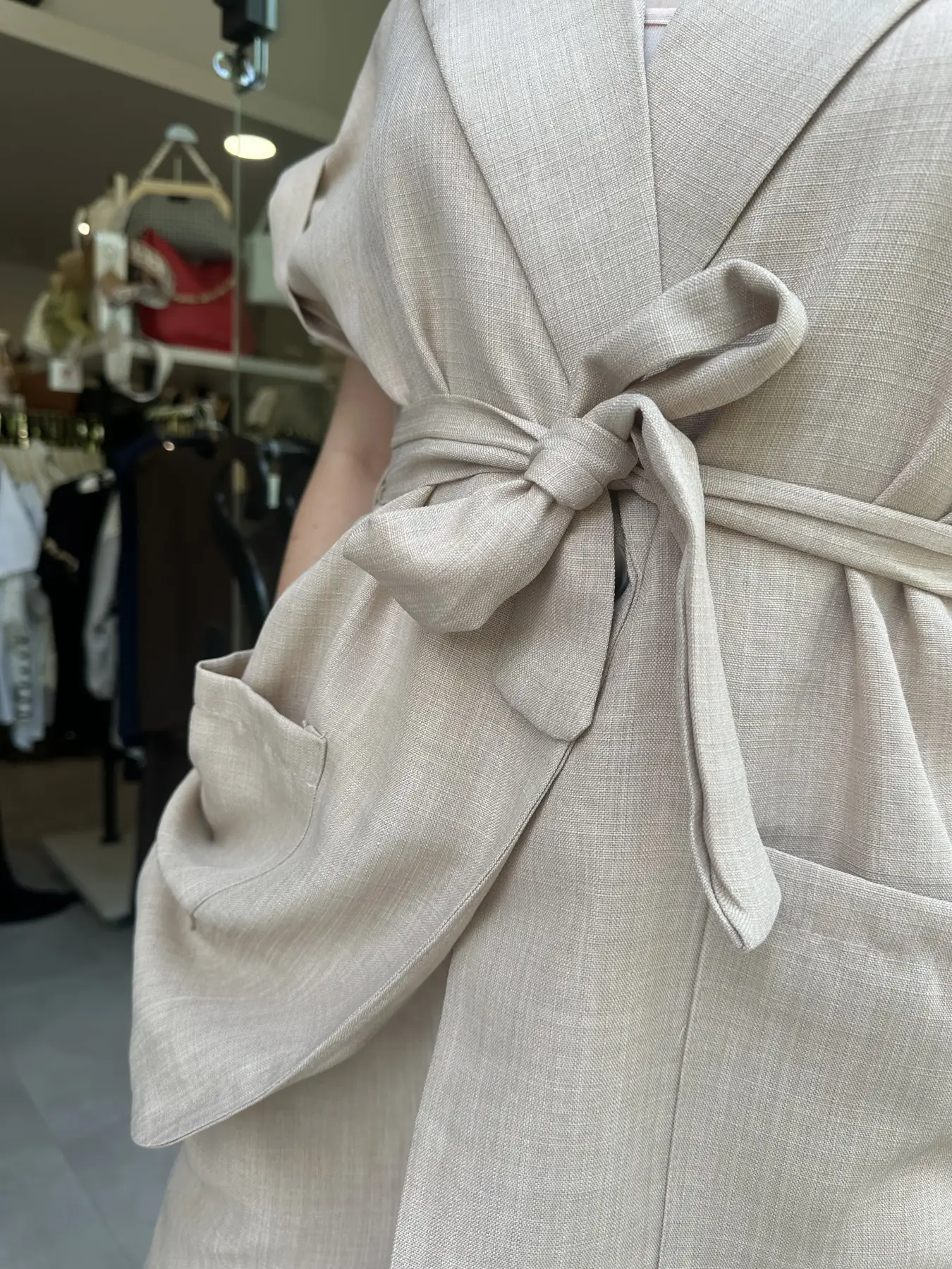 Σέτ μπέζ με ζώνη