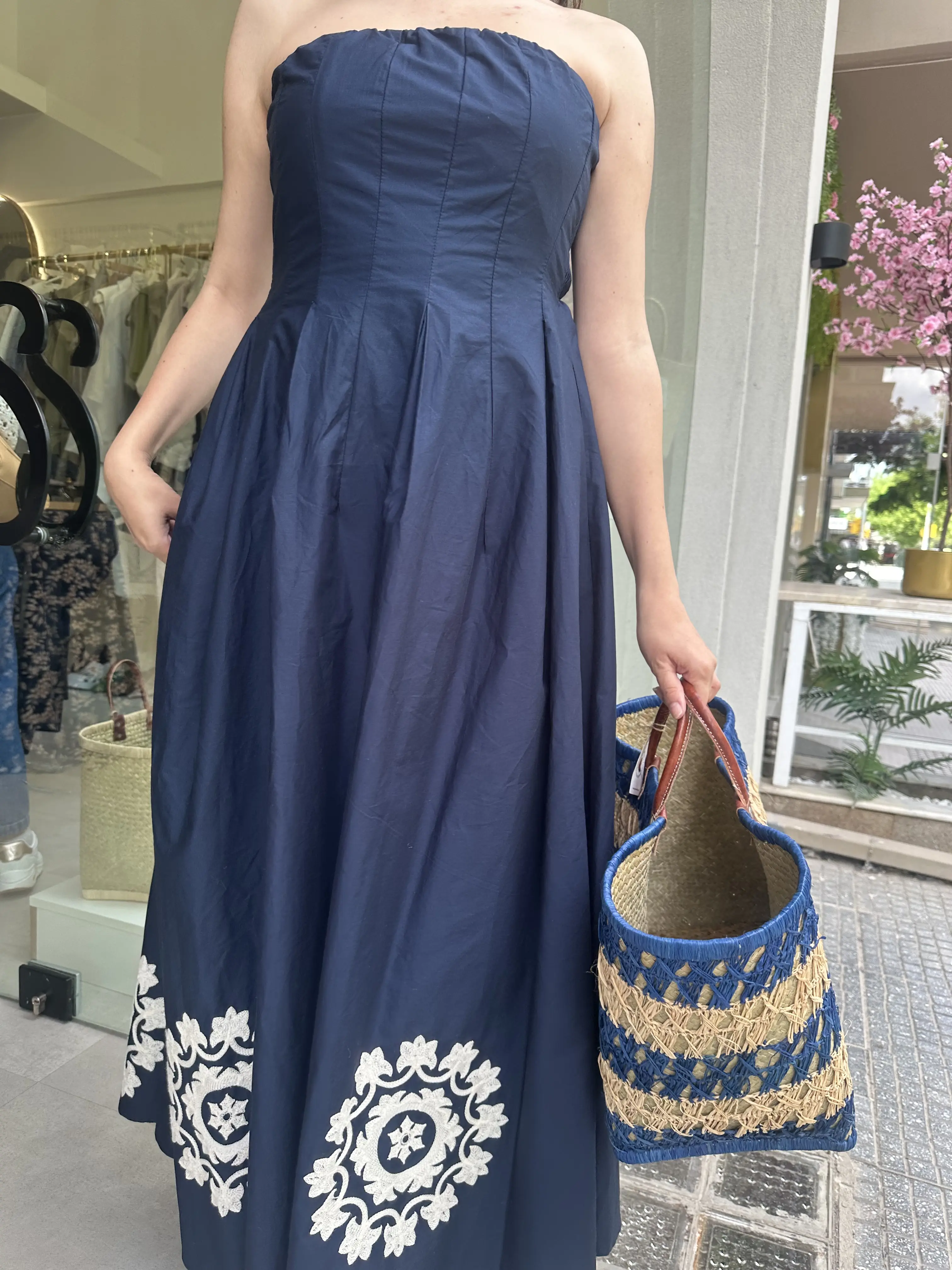 Φόρεμα στράπλες