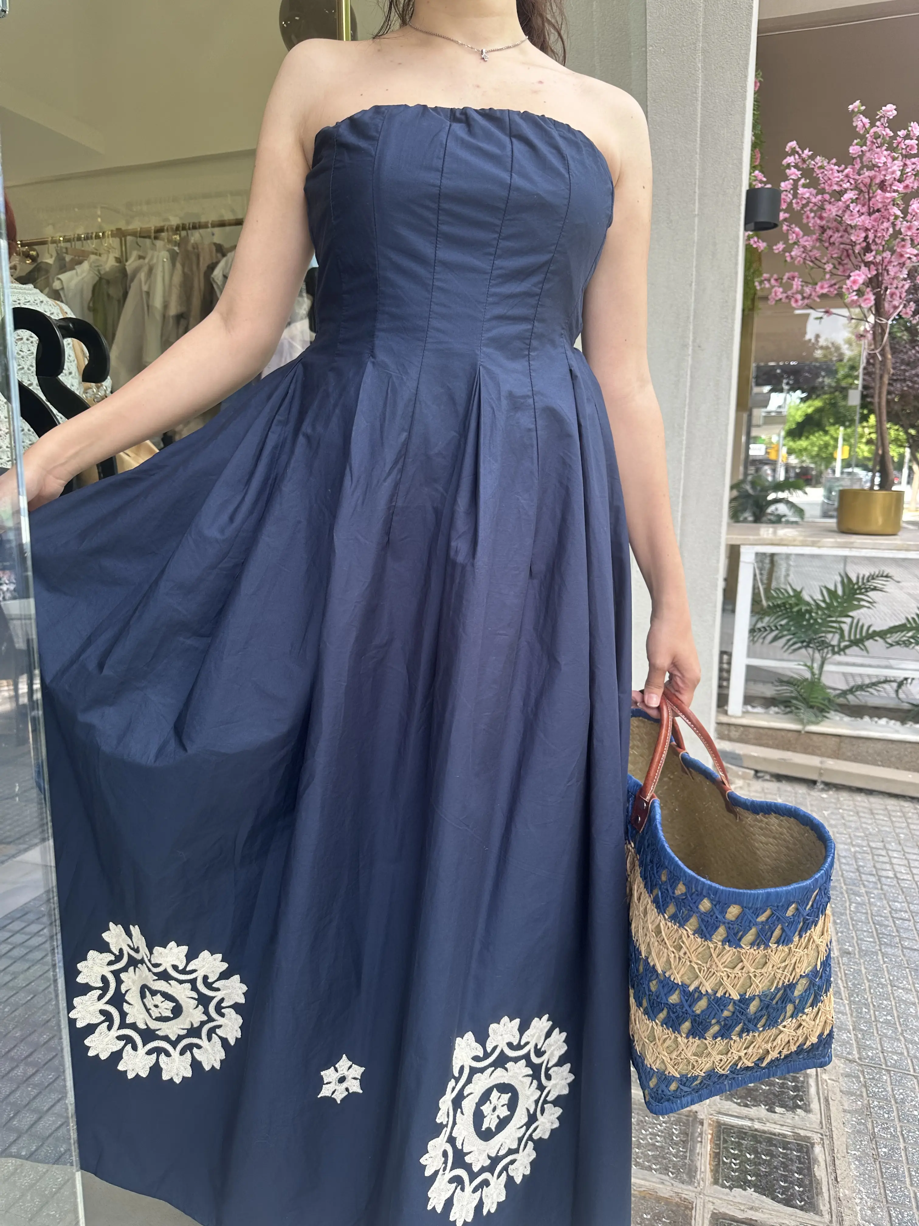 Φόρεμα στράπλες