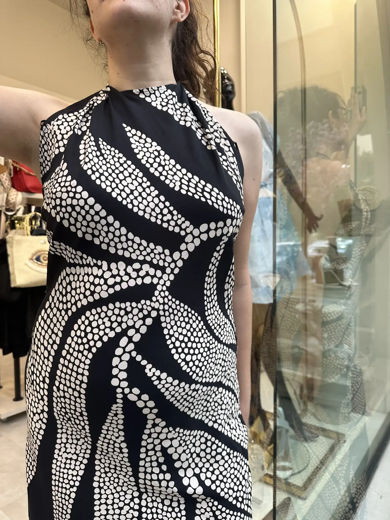 Narisa Μάξι φόρεμα με παρτούς ώμους