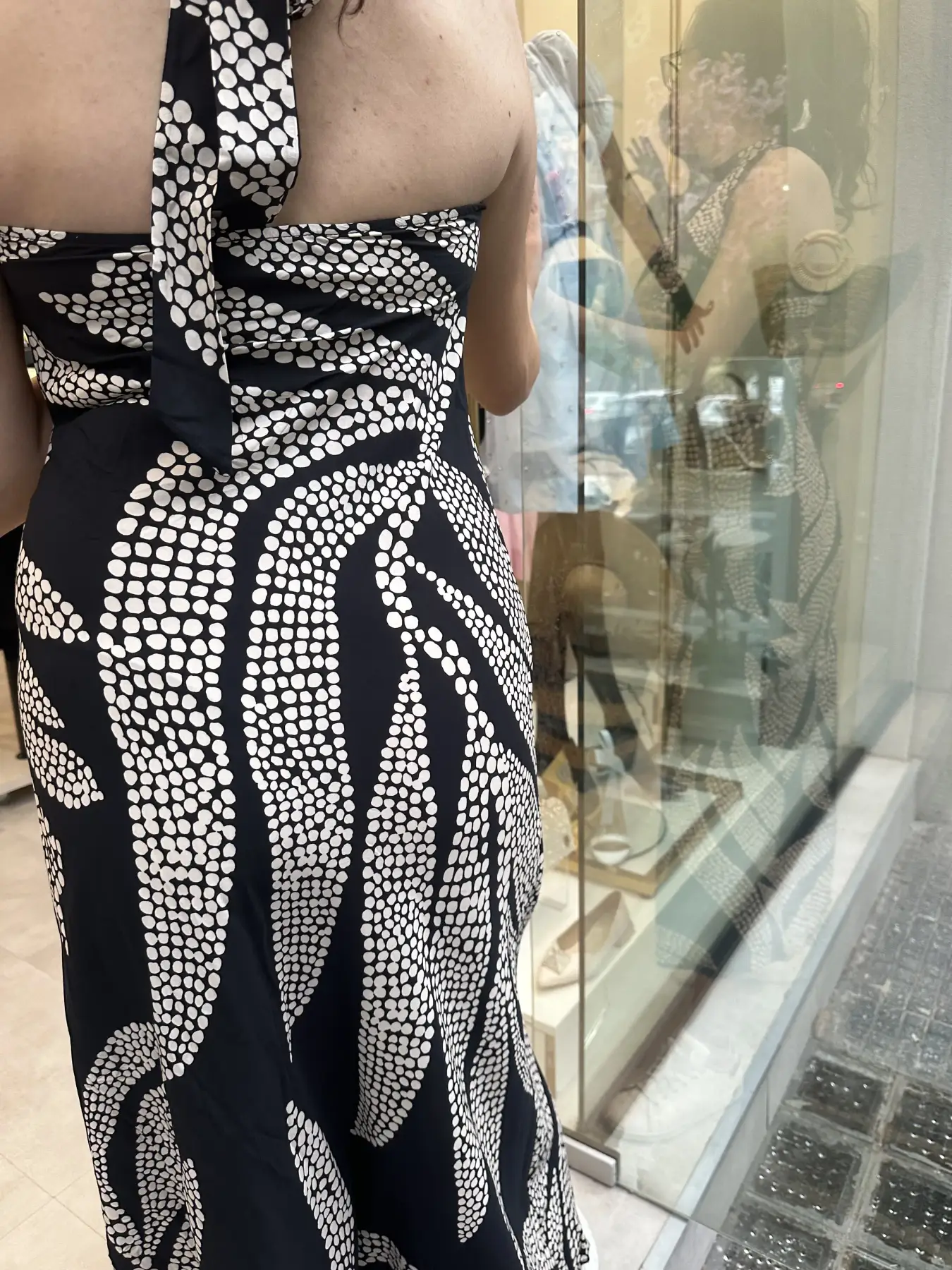 Narisa Μάξι φόρεμα με παρτούς ώμους