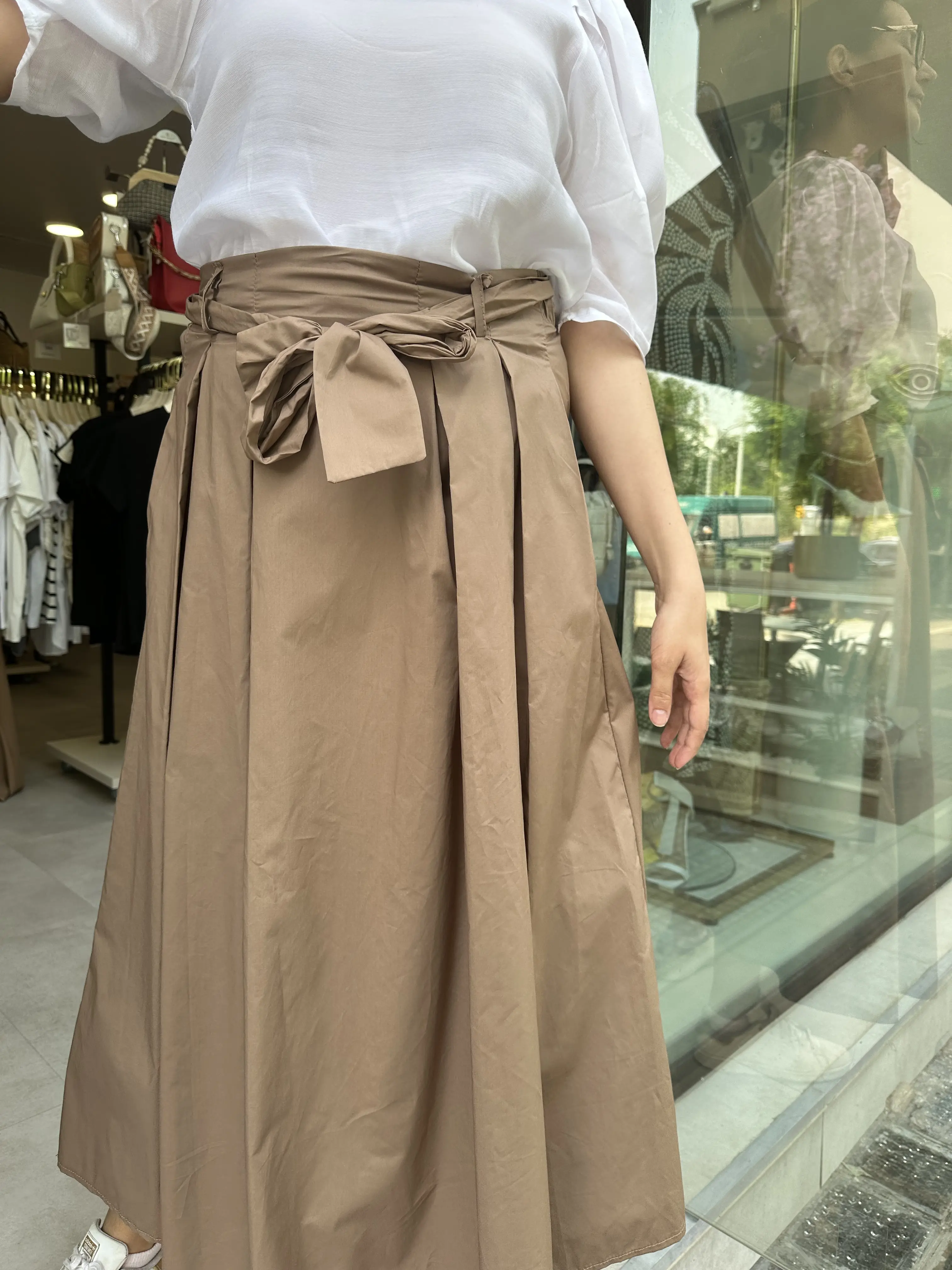 Φούστα κάμελ