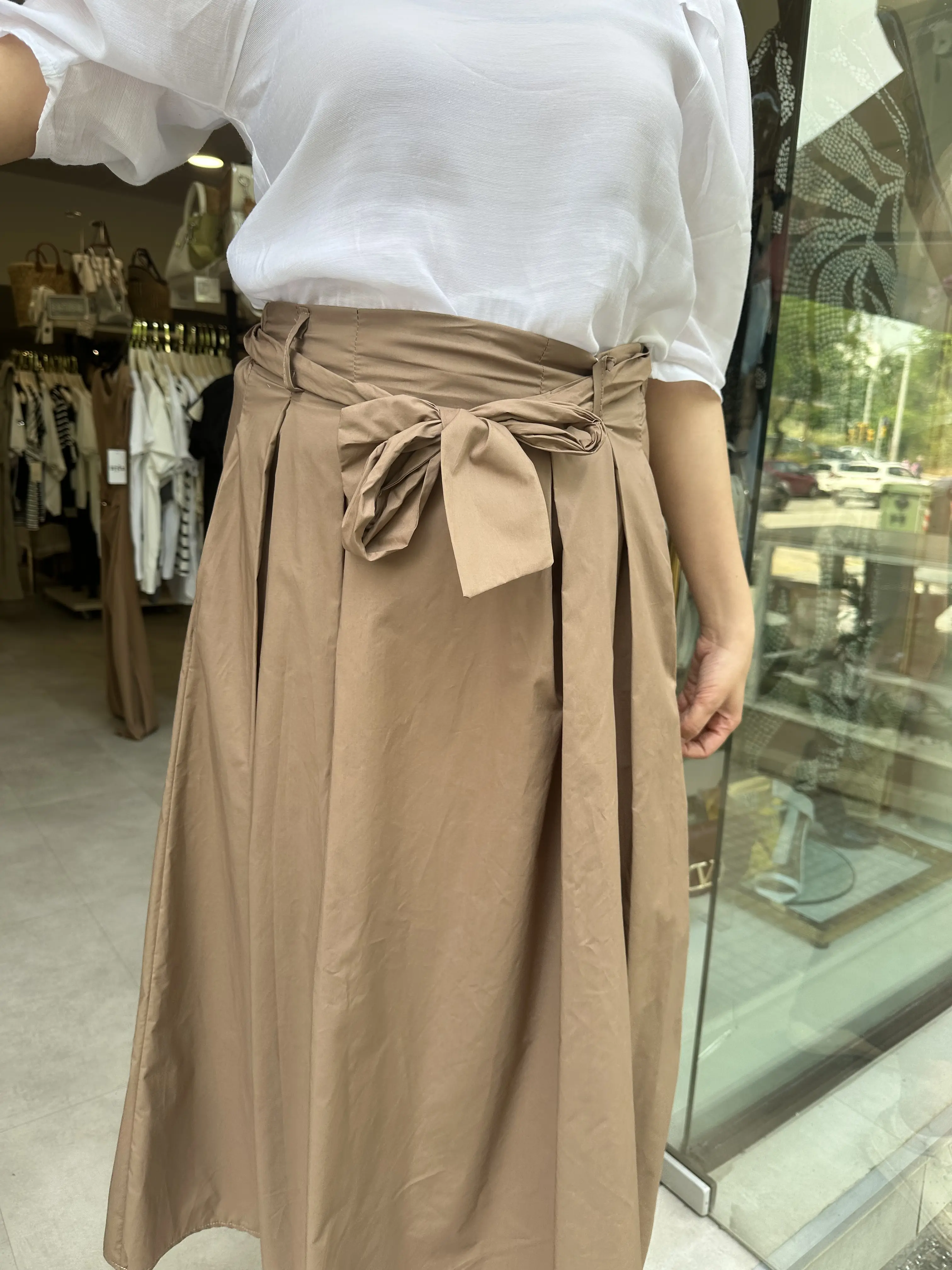 Φούστα κάμελ