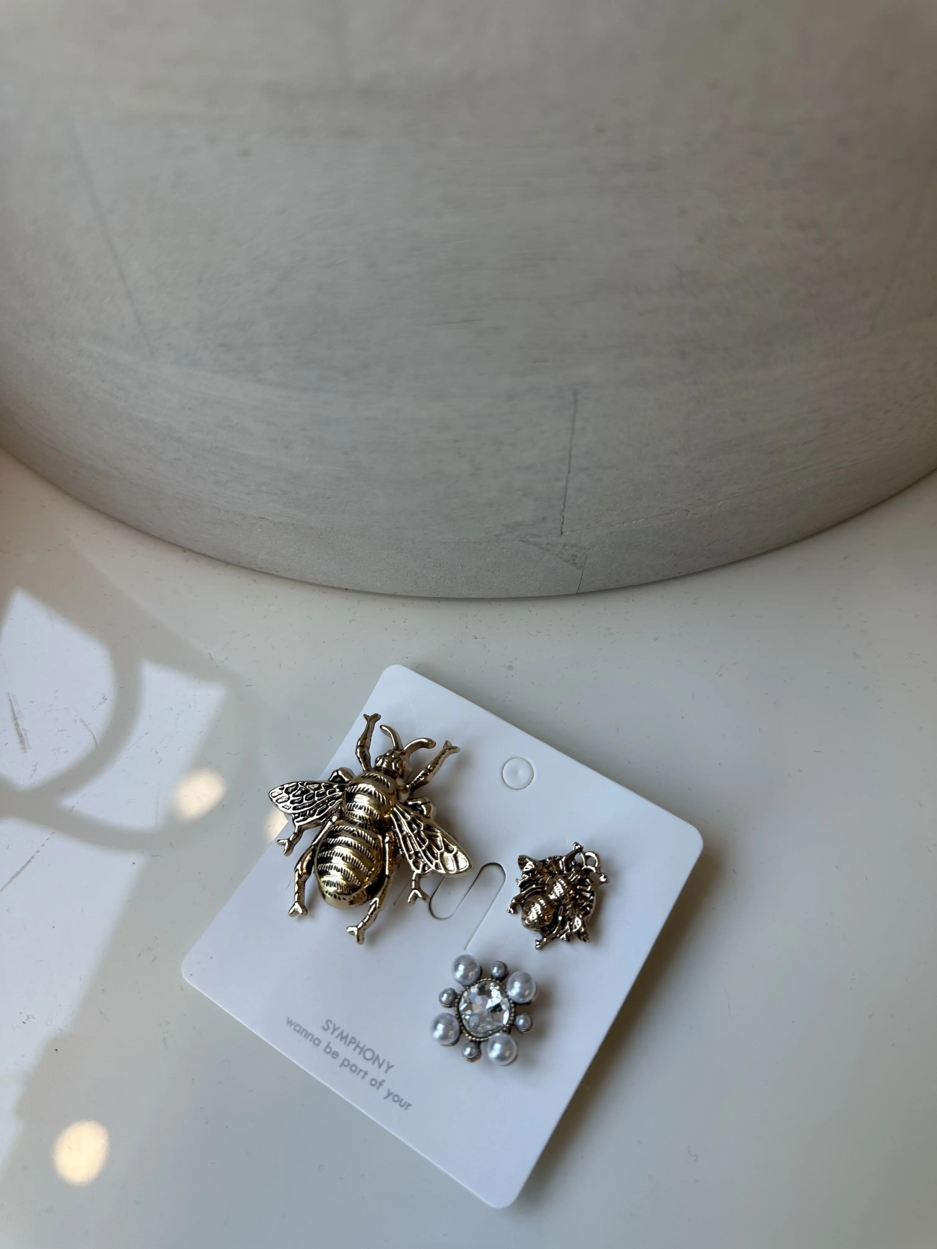 Σέτ καρφίτσα μέλισσα