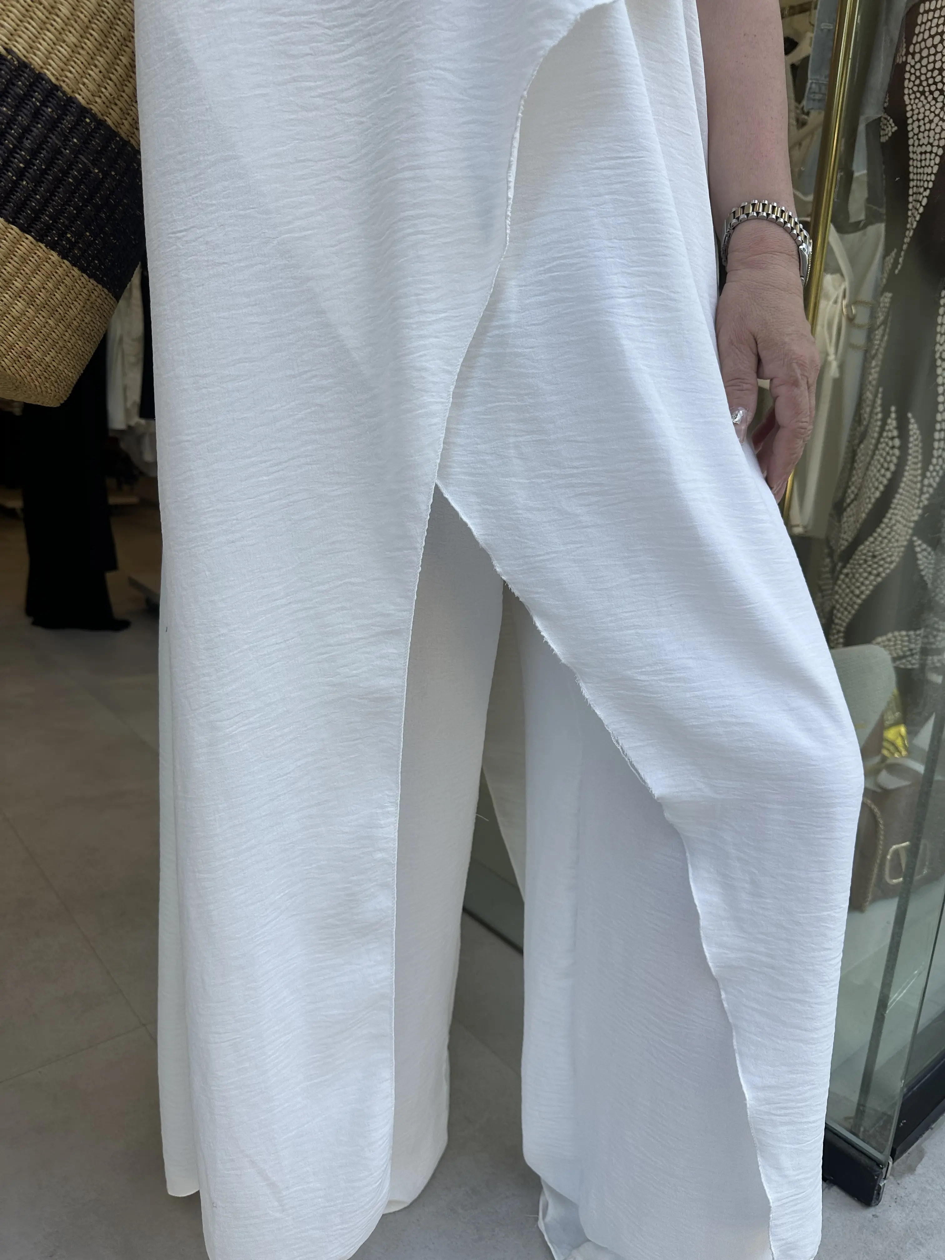 Σέτ λευκό ασύμμετρο