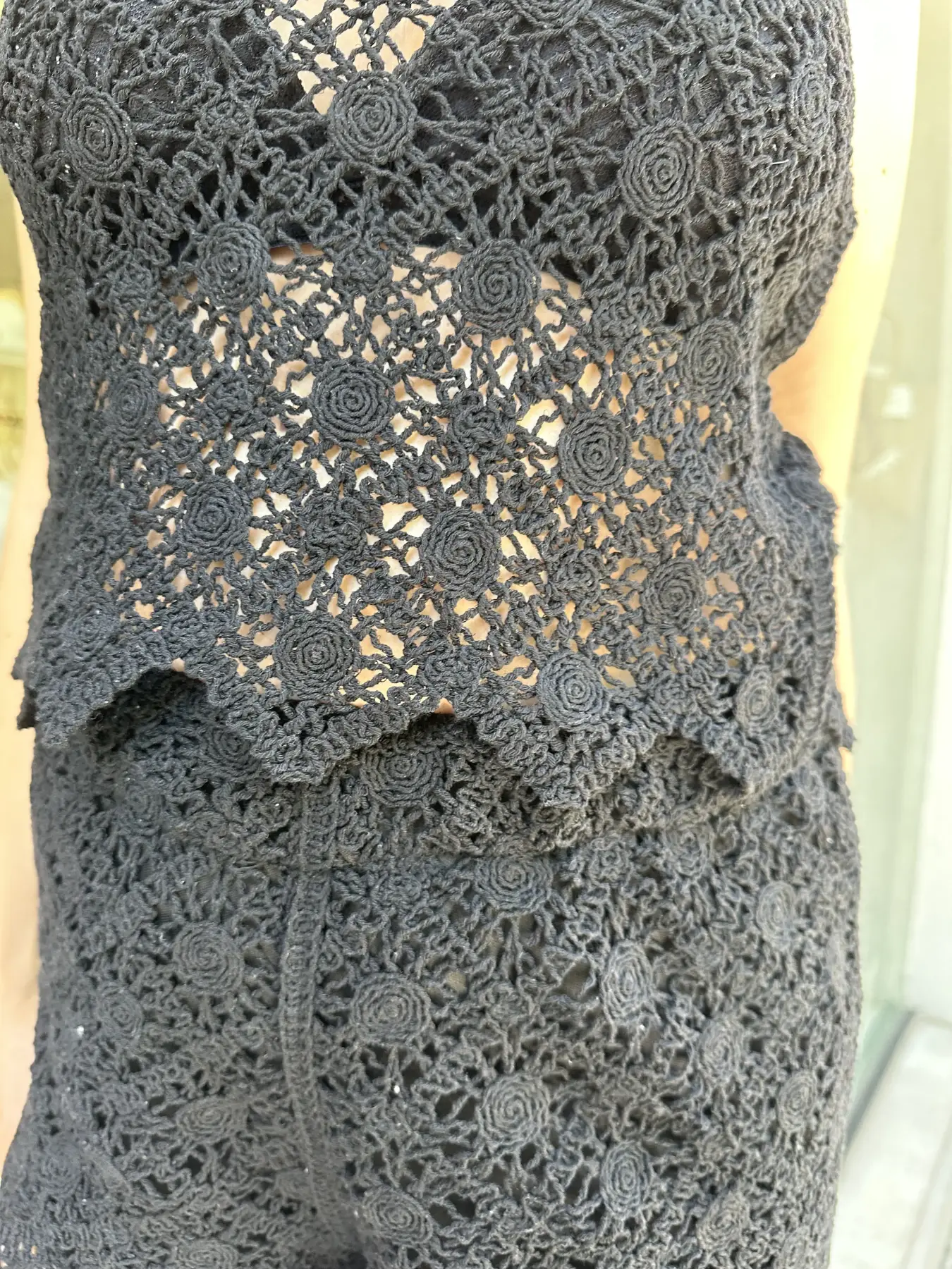 Σέτ κυπούρ μαύρο σορτς-μπλούζα