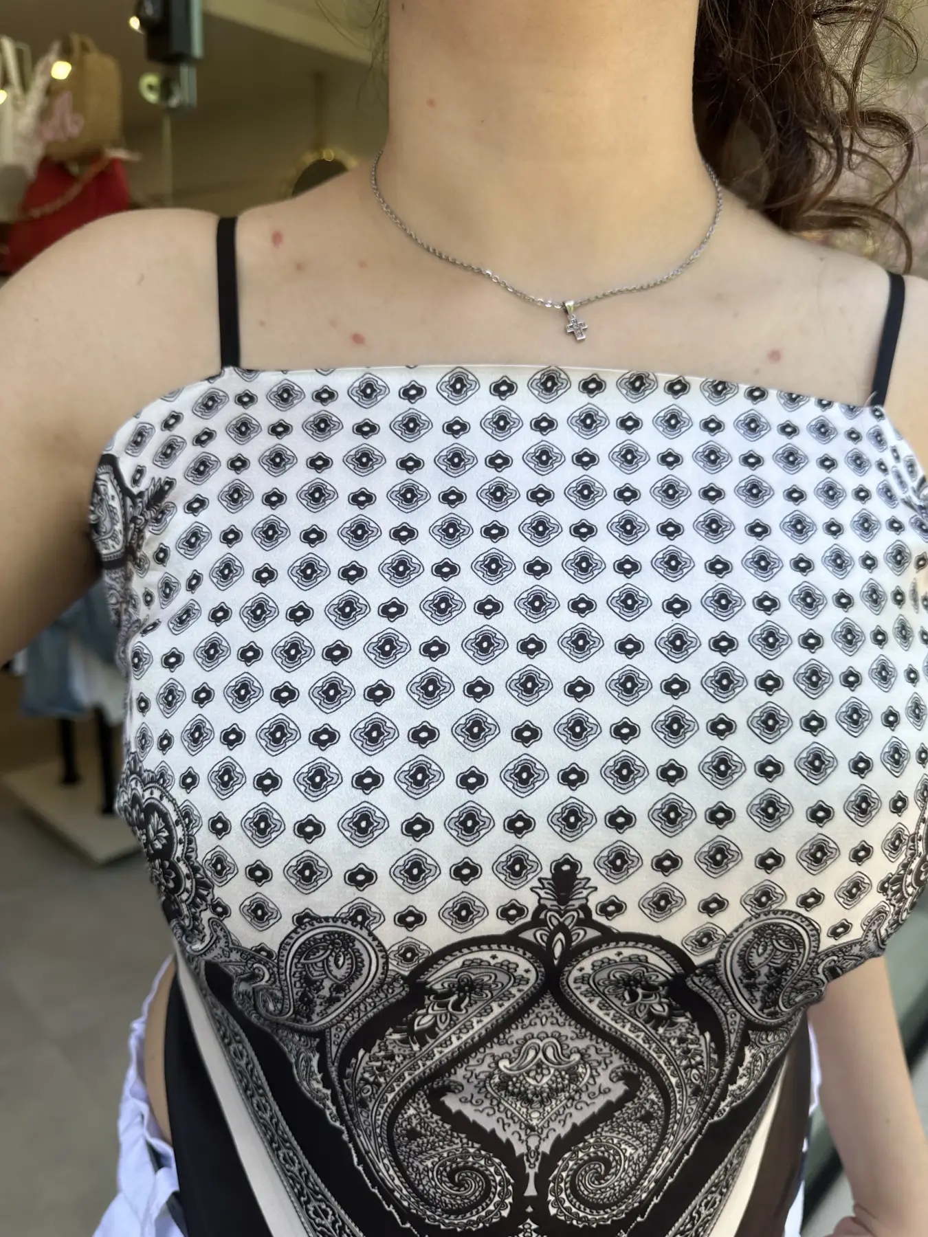 Στράπλες τοπ μπλουζάκι