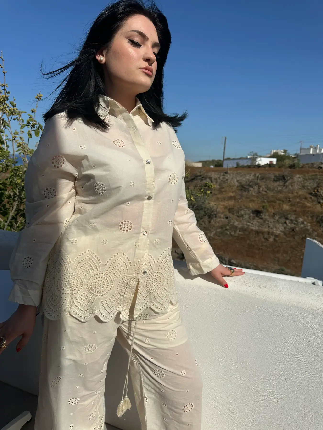 μπέζ κηπούρ σέτ