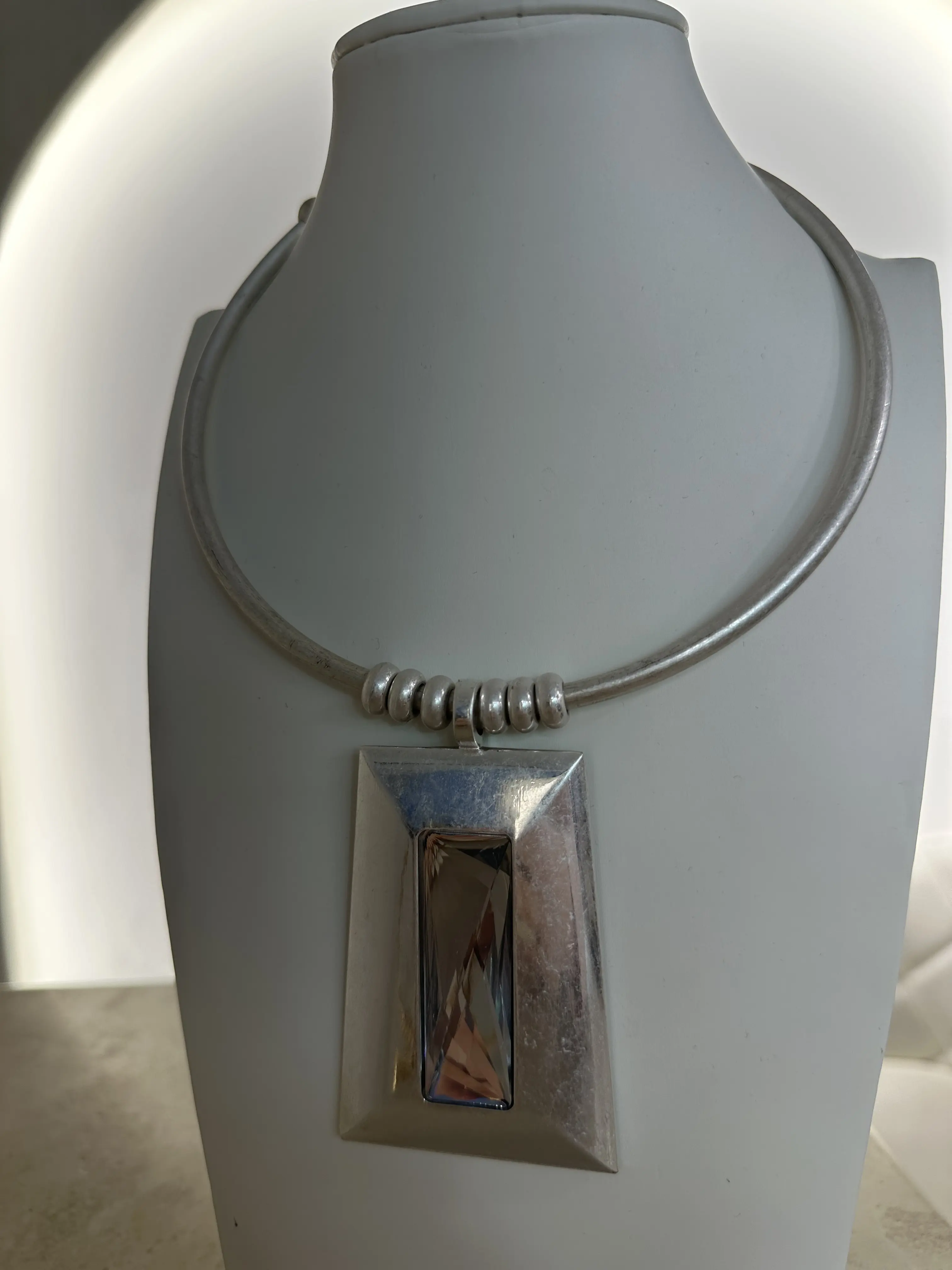 Κολιέ  χρώμα ασήμι