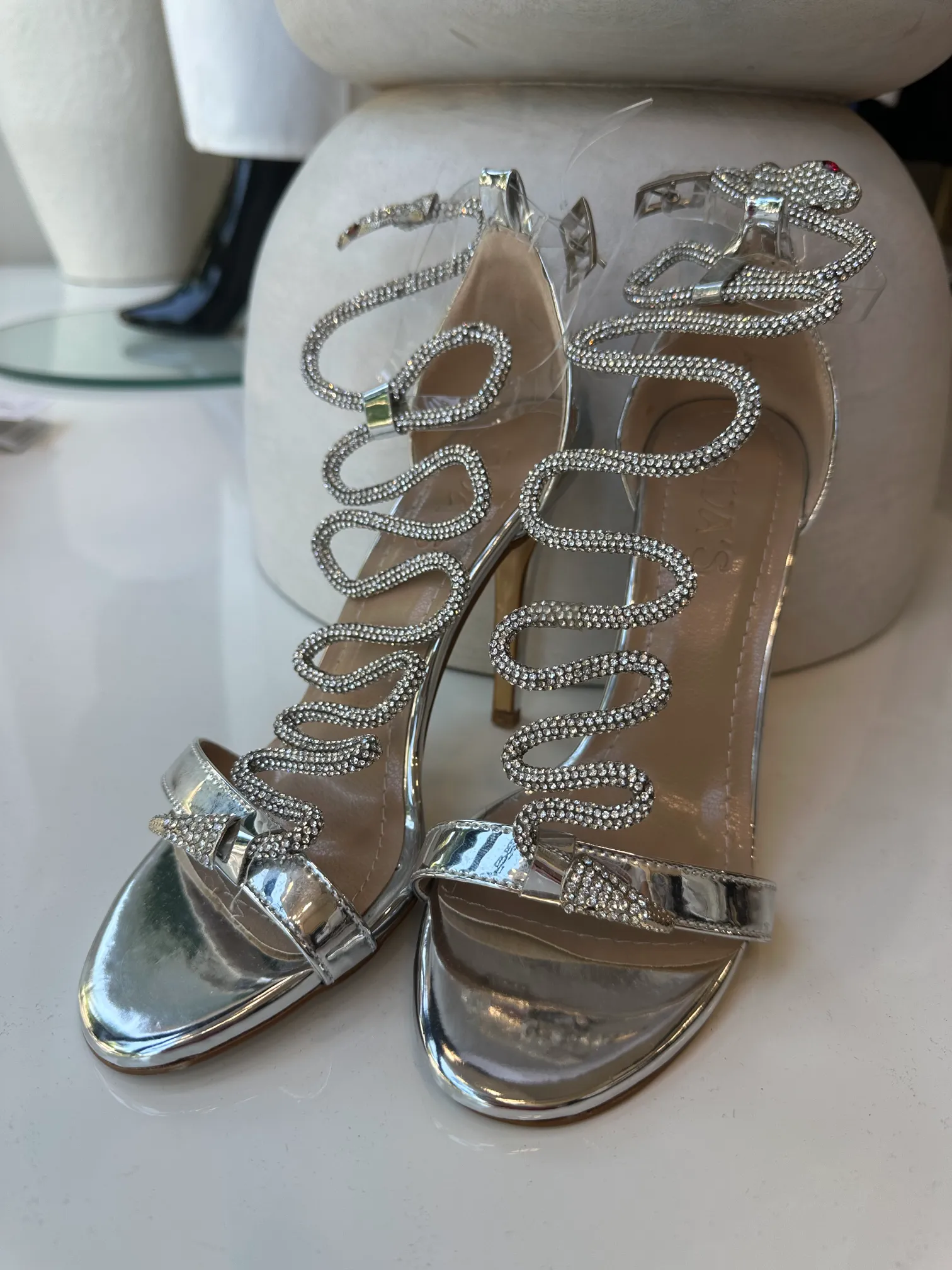 Μεταλλιζέ Πέδιλα Φίδι