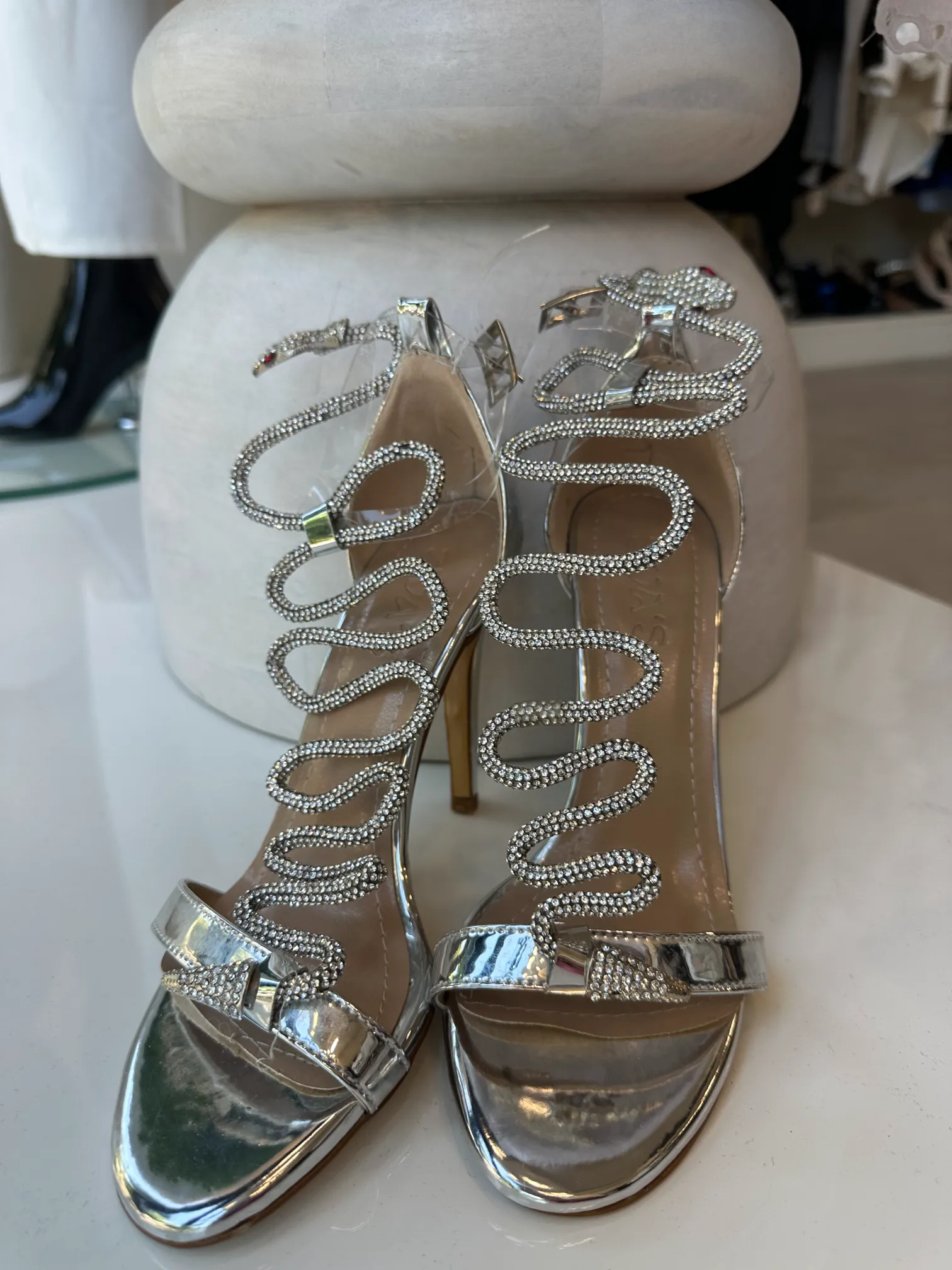 Μεταλλιζέ Πέδιλα Φίδι