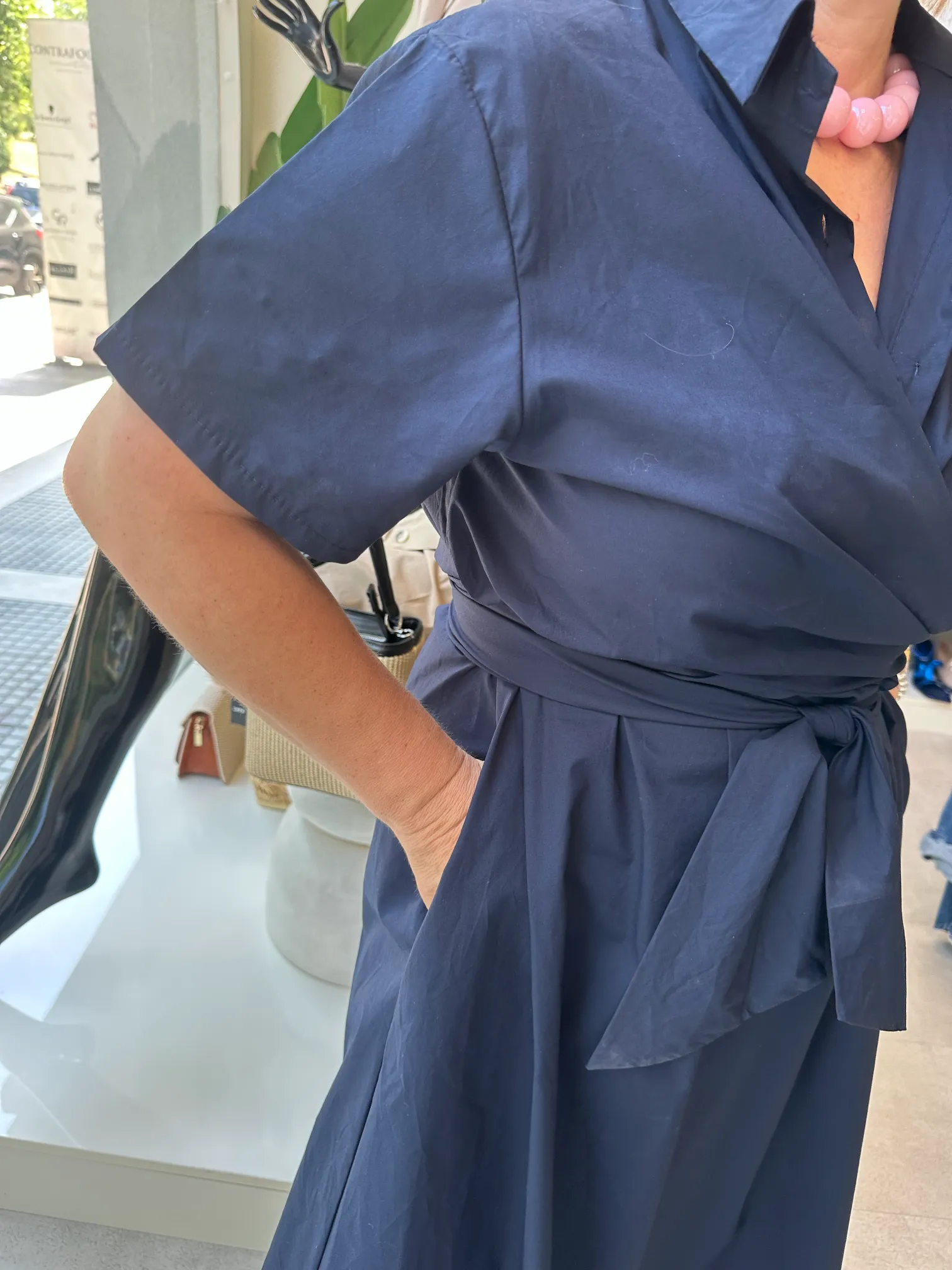 Φόρεμα μπλέ κρουαζέ