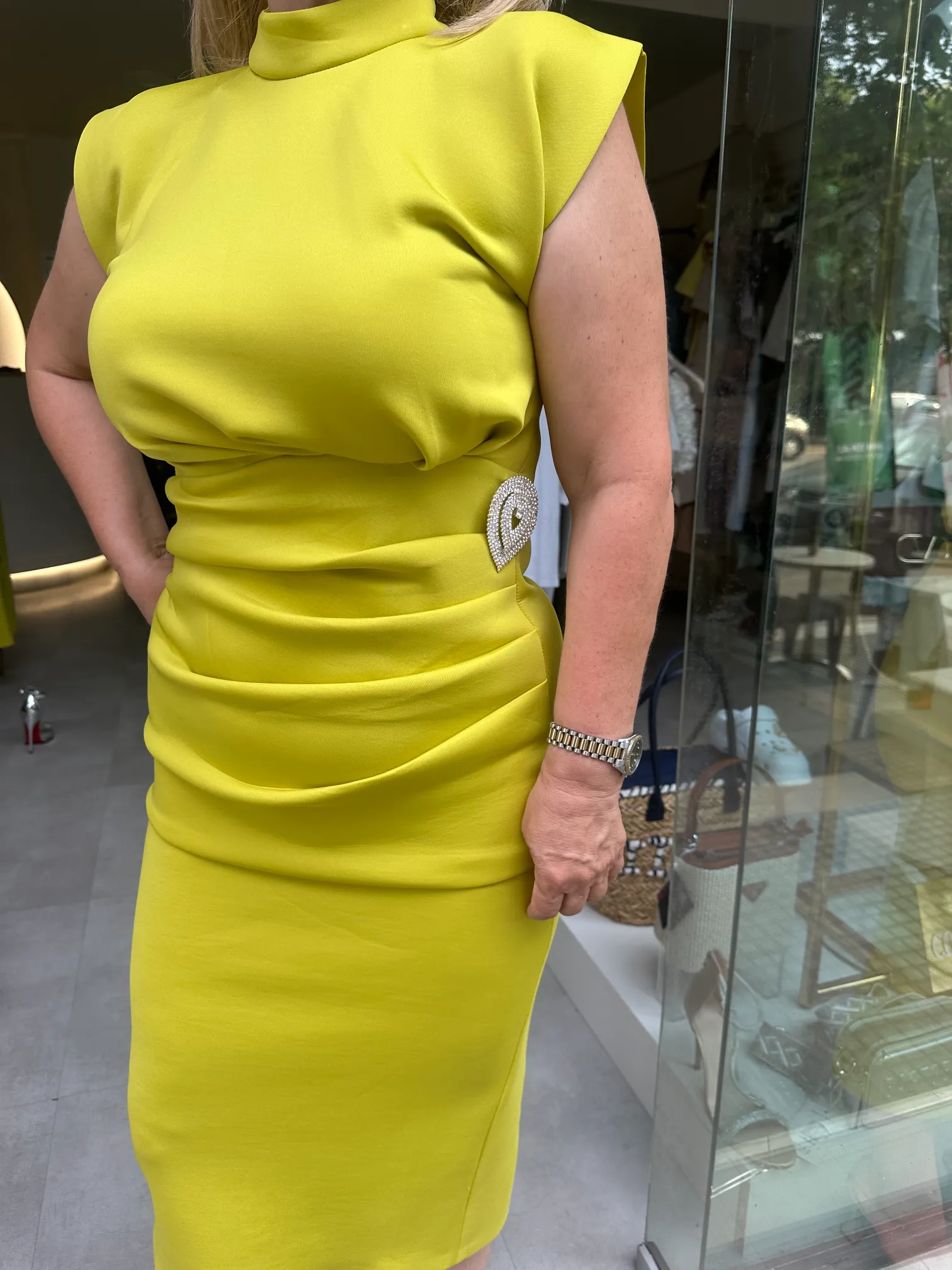 LIME ΦΟΡΕΜΑ ΜΕ ΣΤΡΑΣ