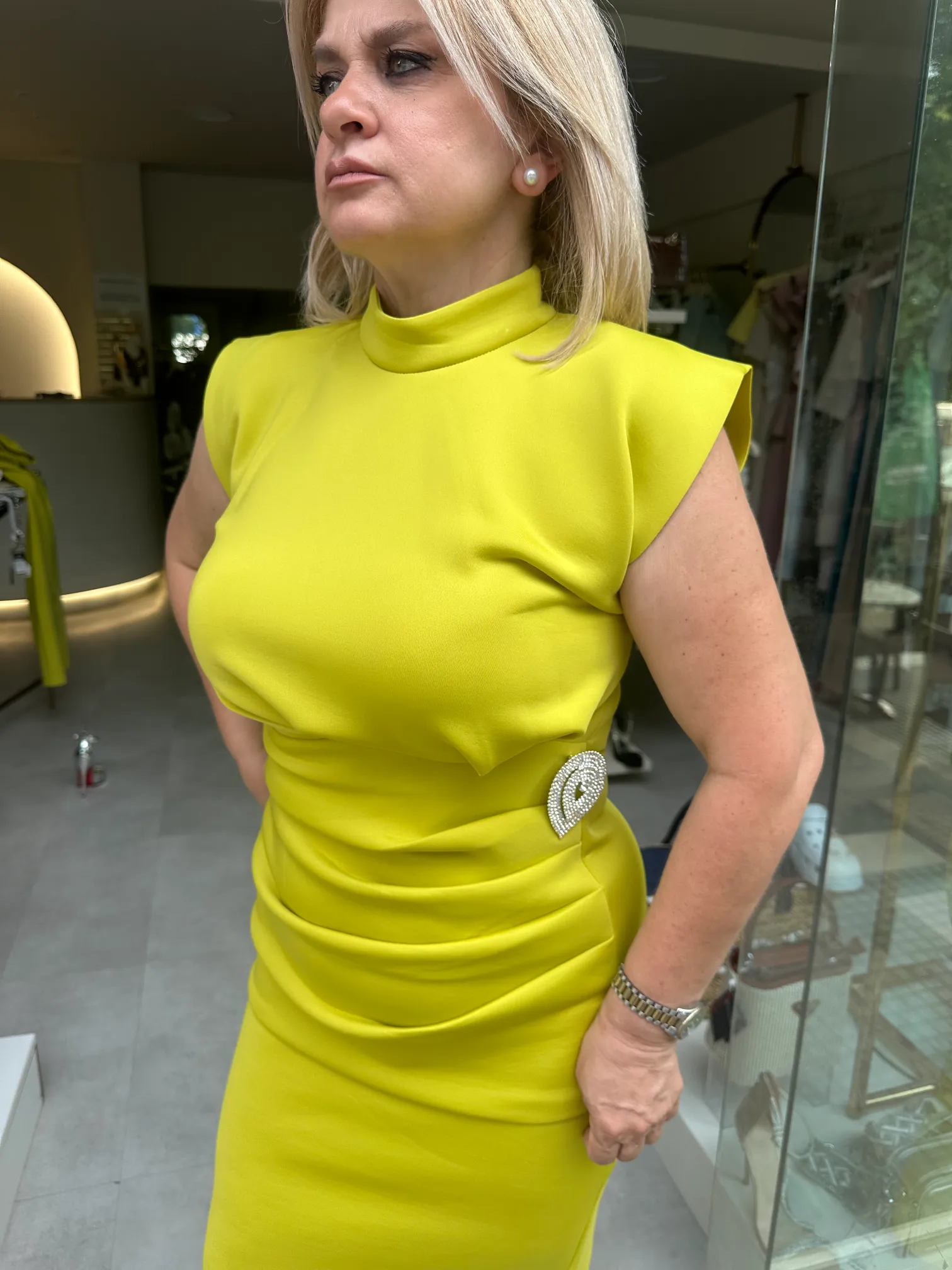 LIME ΦΟΡΕΜΑ ΜΕ ΣΤΡΑΣ