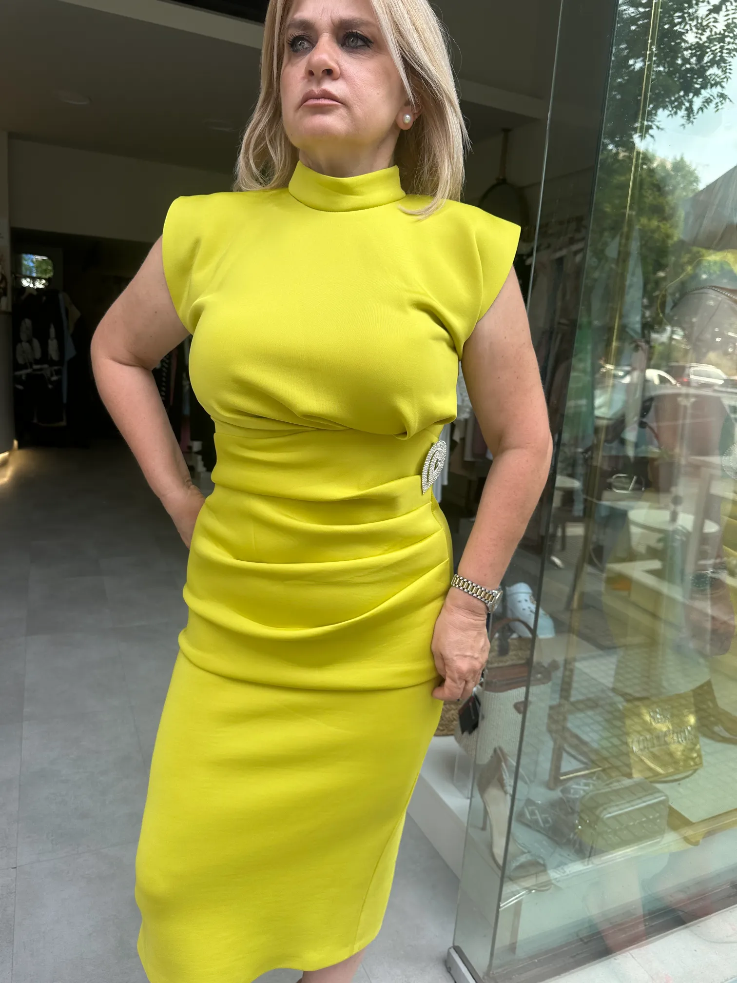 LIME ΦΟΡΕΜΑ ΜΕ ΣΤΡΑΣ