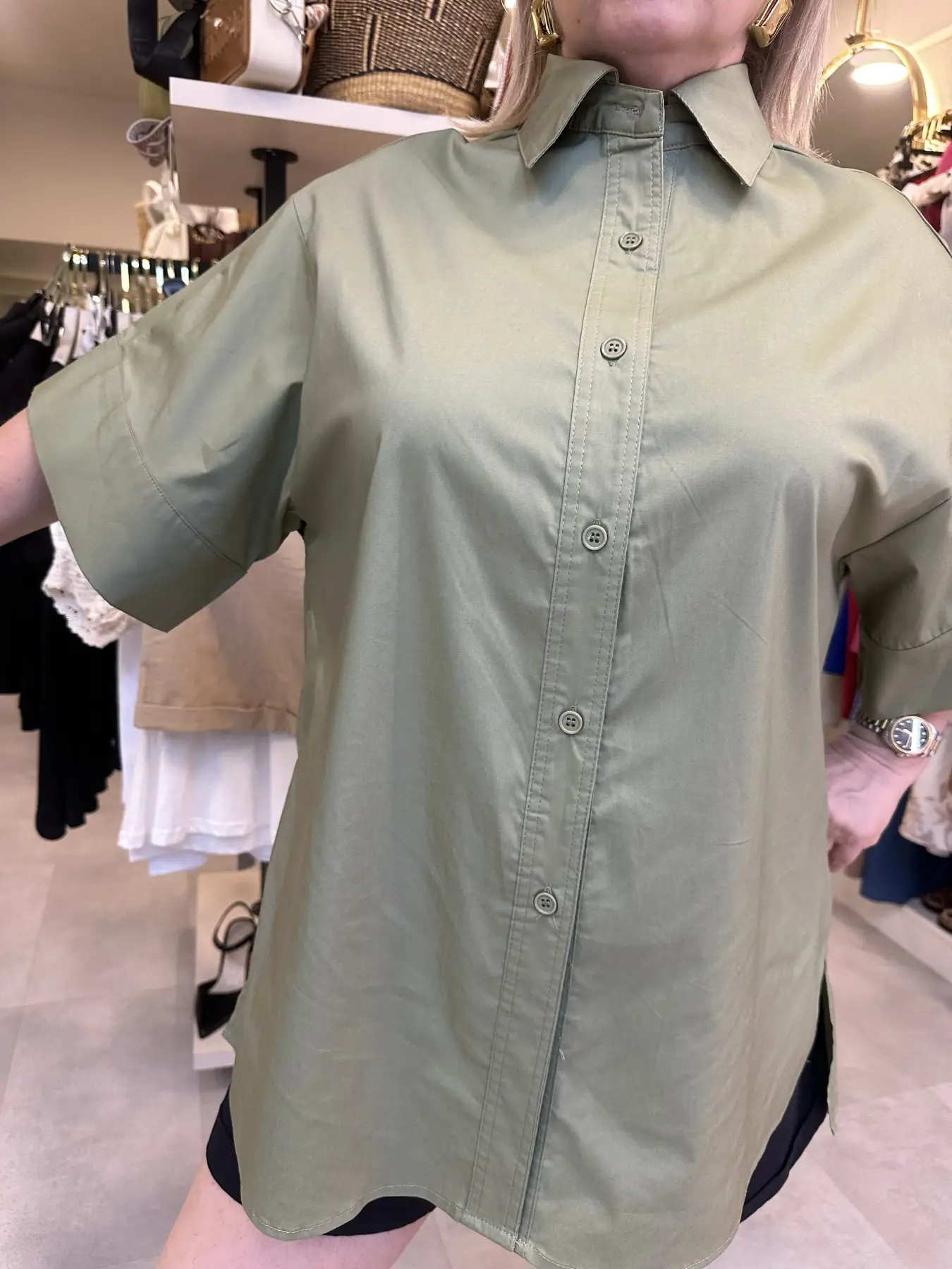 Πουκάμισο λαδί