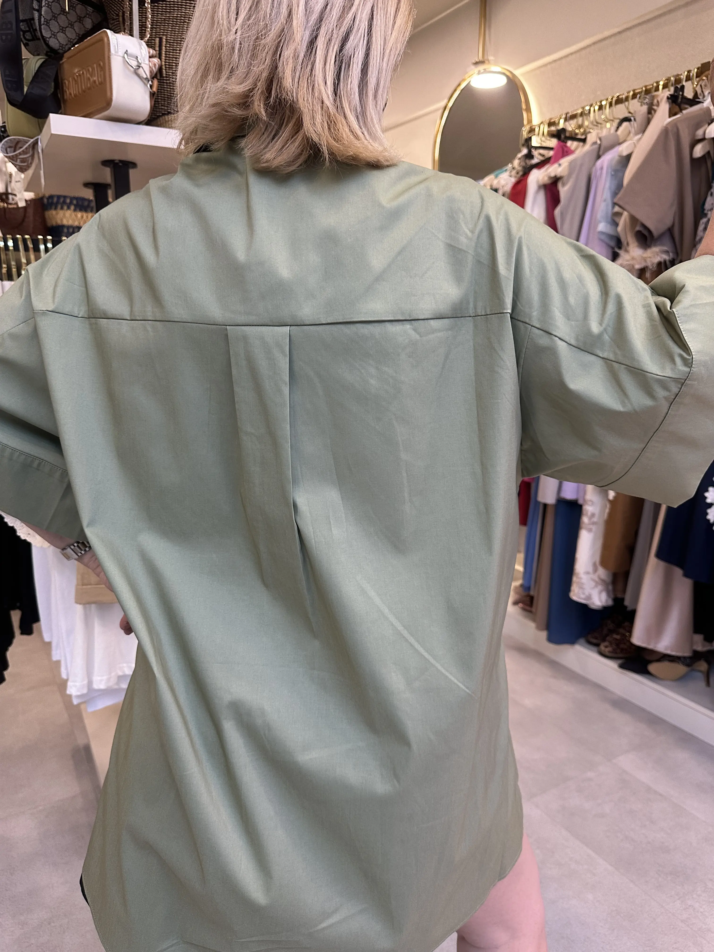 Πουκάμισο λαδί