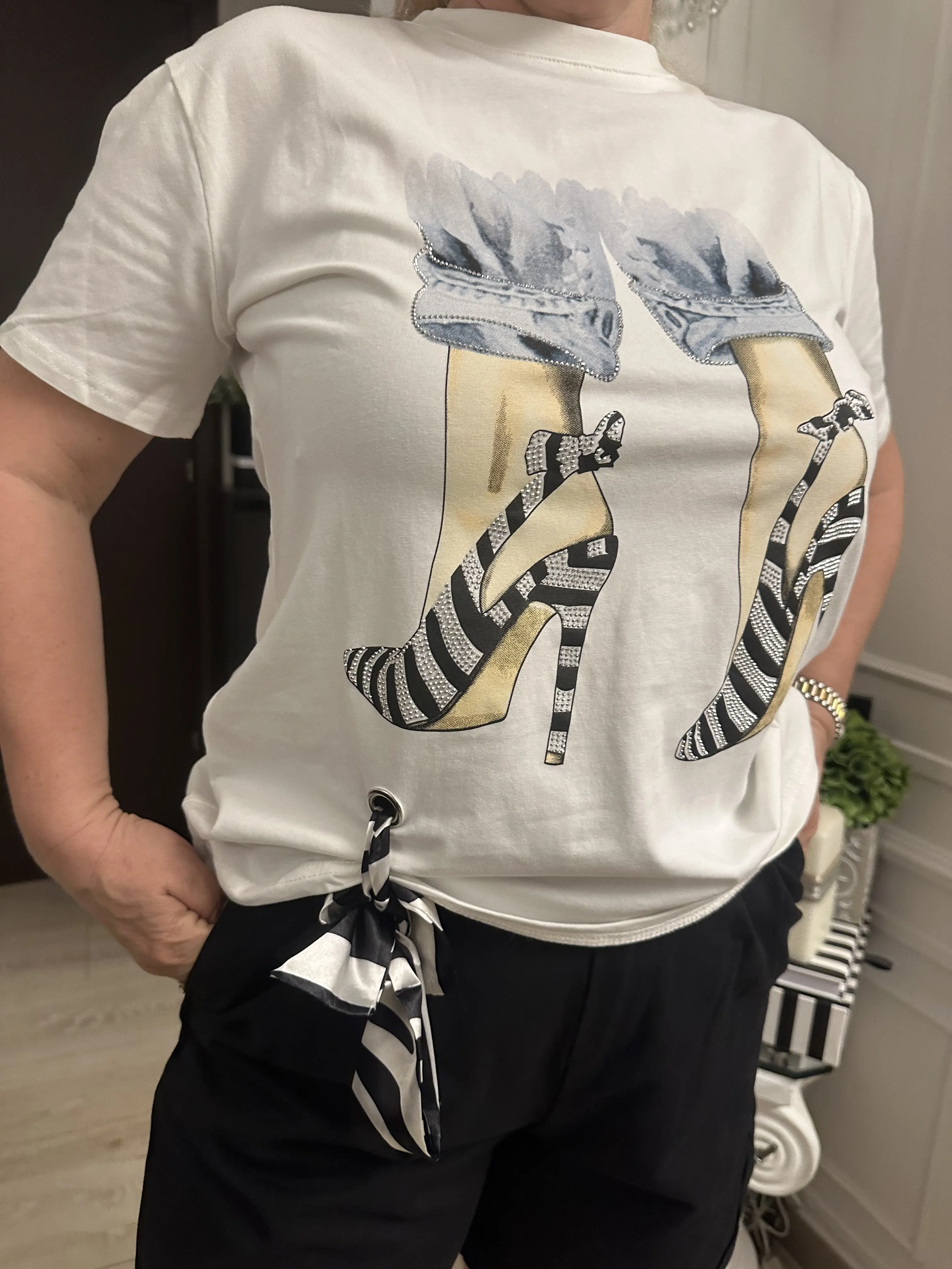 Μπλούζα με τακούνι tshirt