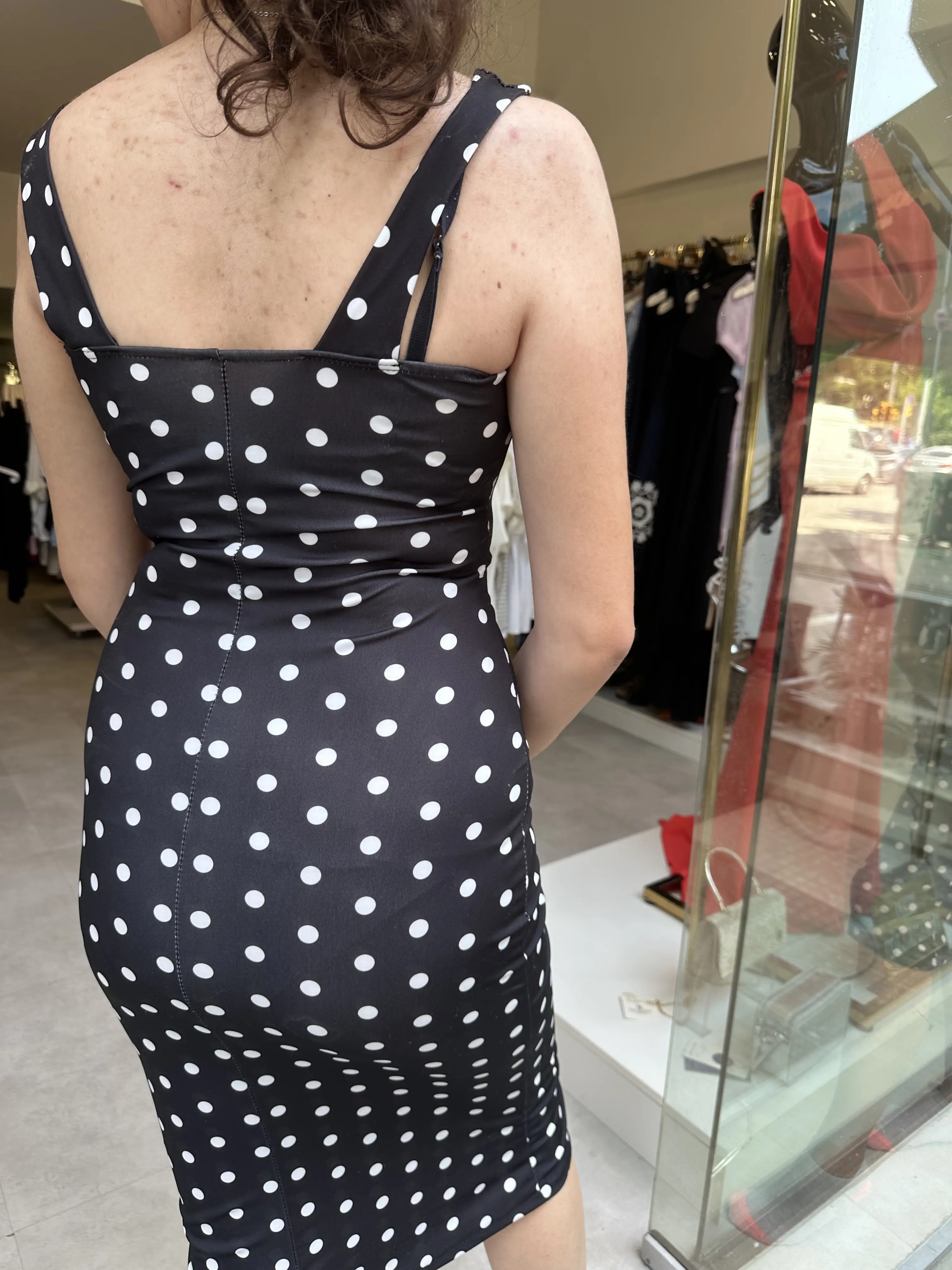 Φόρεμα πουά