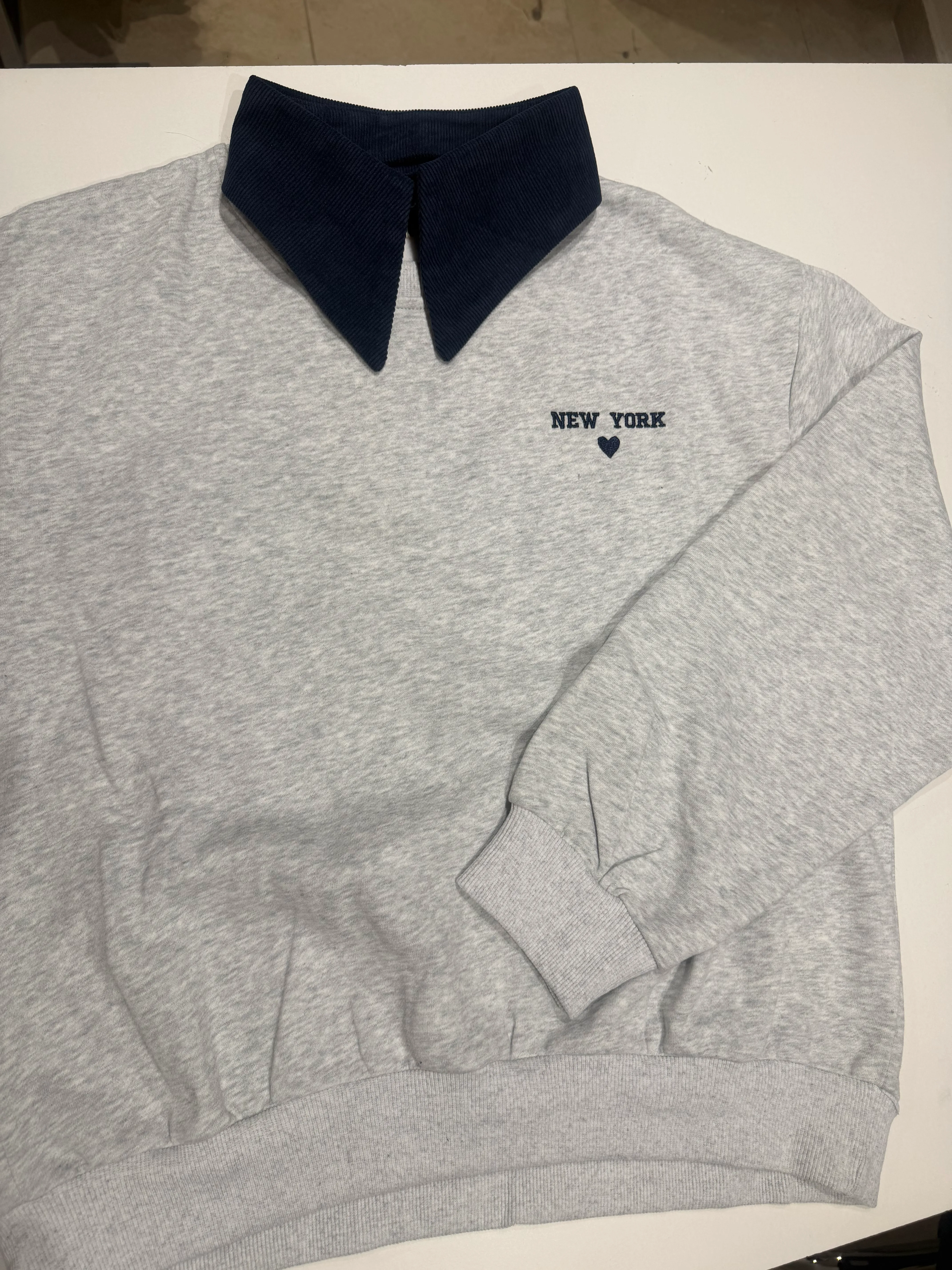 New York Hoodie Με Αποσπώμενο Γιακά