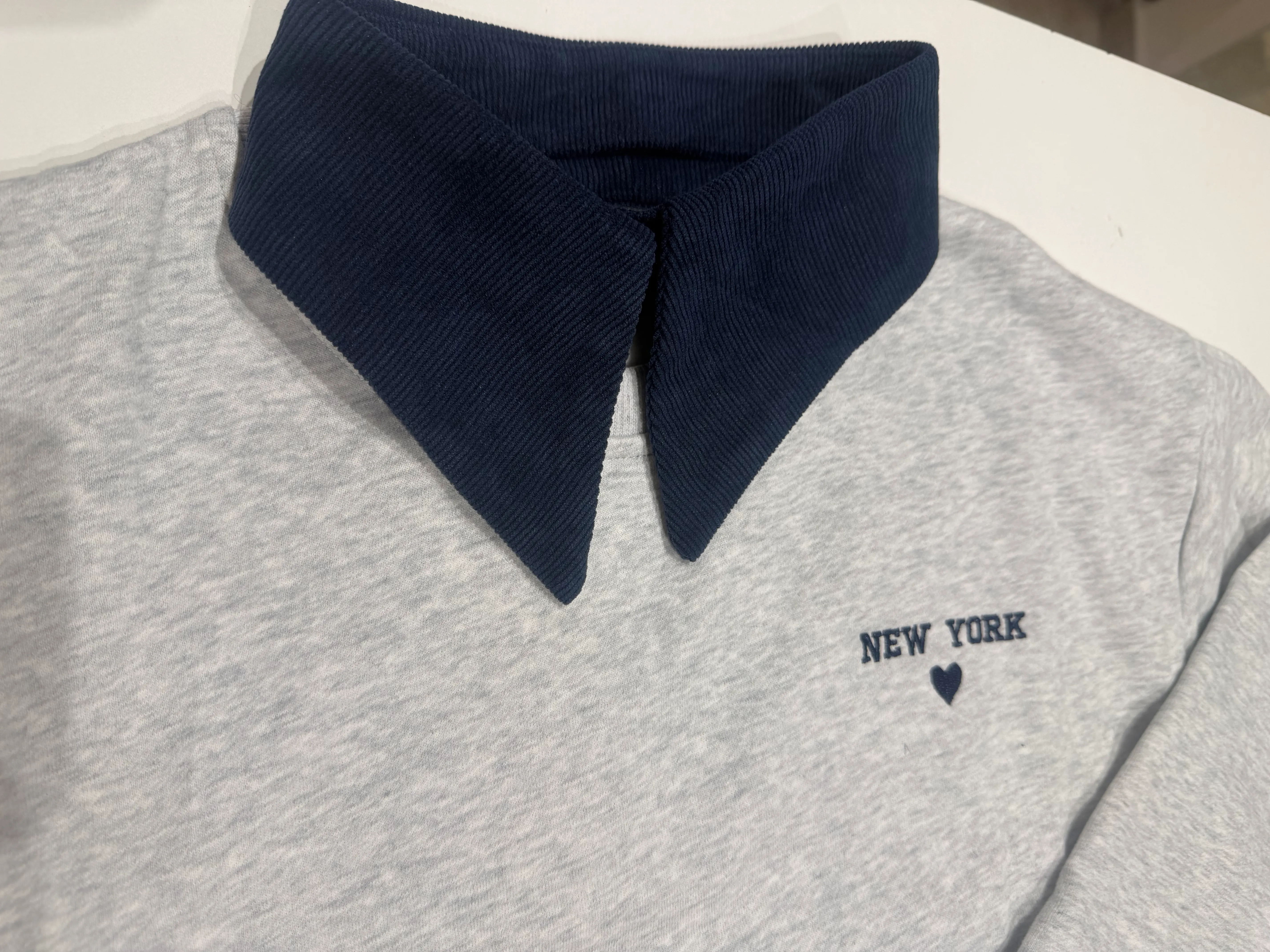 New York Hoodie Με Αποσπώμενο Γιακά