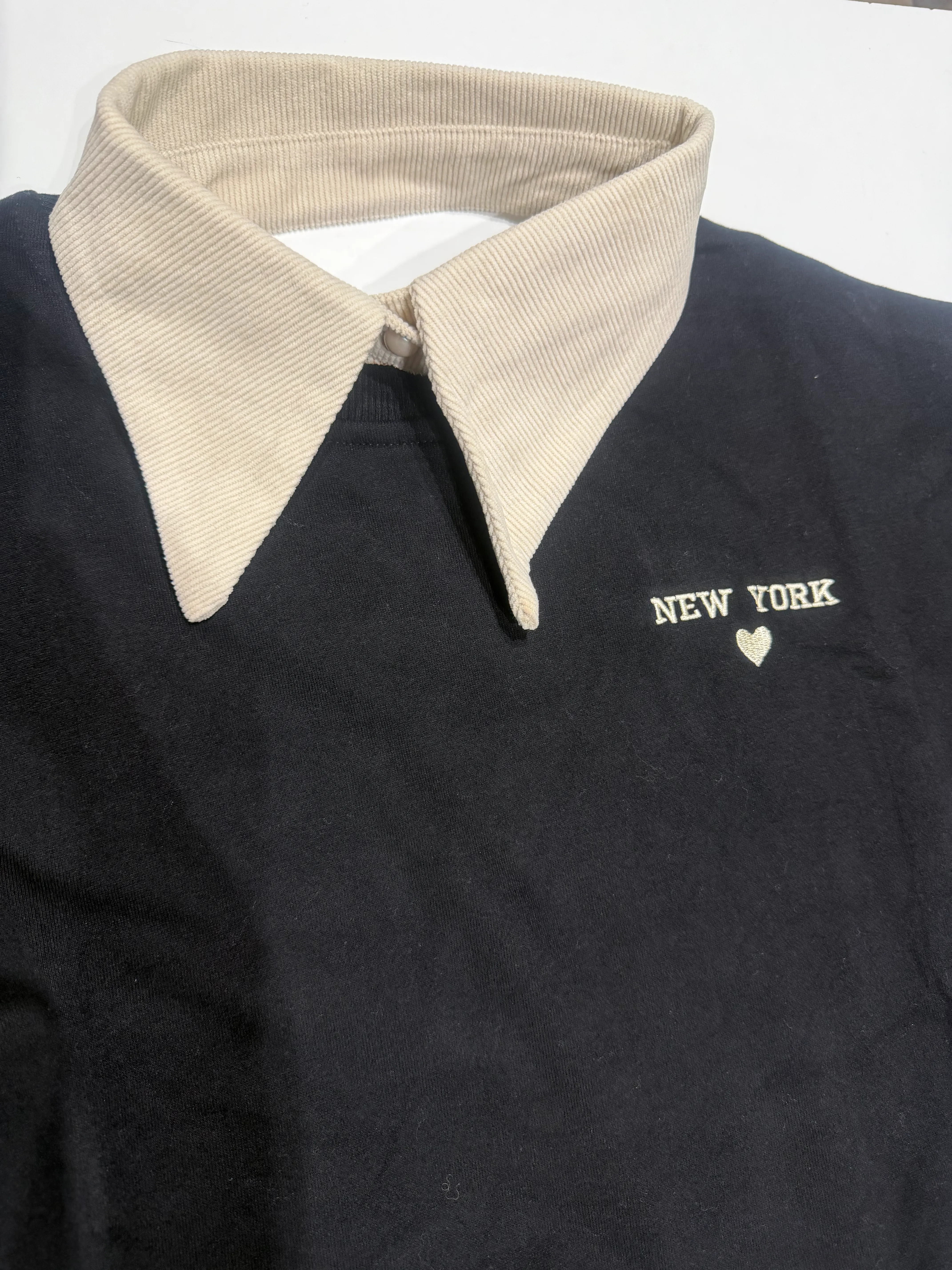 New York Hoodie Με Αποσπώμενο Γιακά