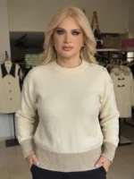 Sparkle Knit Μπλούζα με Λεπτομέρειες Strass