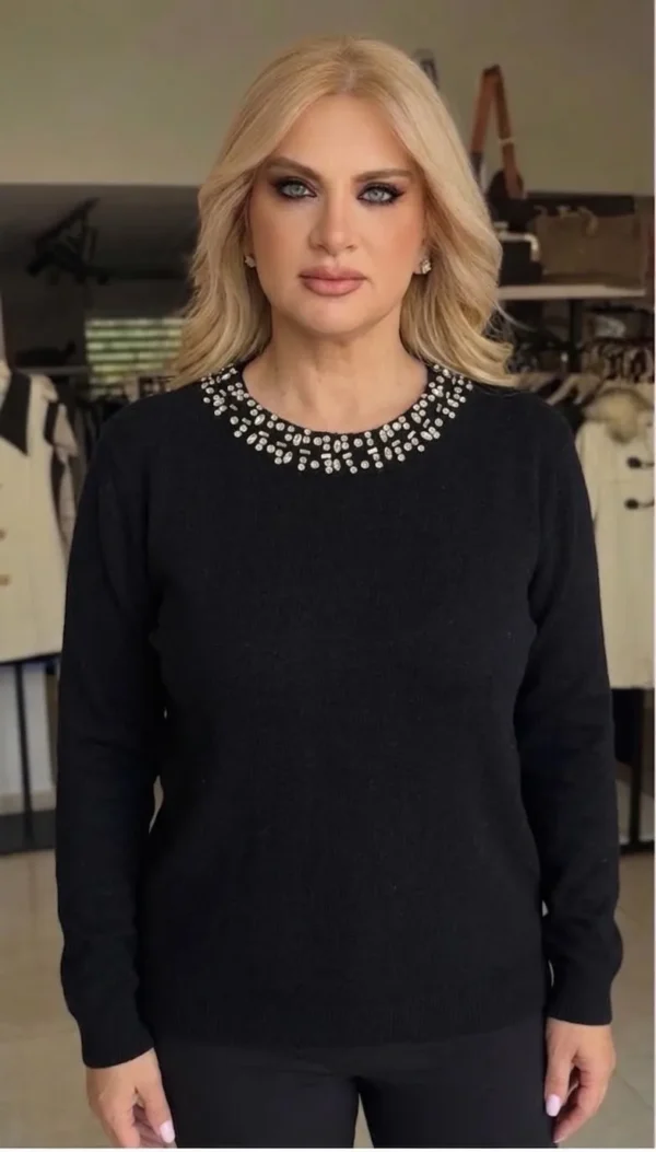 Crystal Glam Knit Μπλούζα