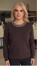 Crystal Glam Knit Μπλούζα