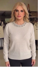 Crystal Glam Knit Μπλούζα
