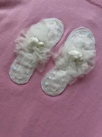 Fleur de Perle Πλεκτό Κοντομάνικο Μπλουζάκι