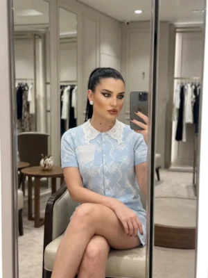 Γυναικεία Μπλούζα Tropycal Baby Blue