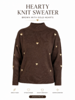 Γυναικείο Πλεκτό Πουλόβερ Hearty Knit