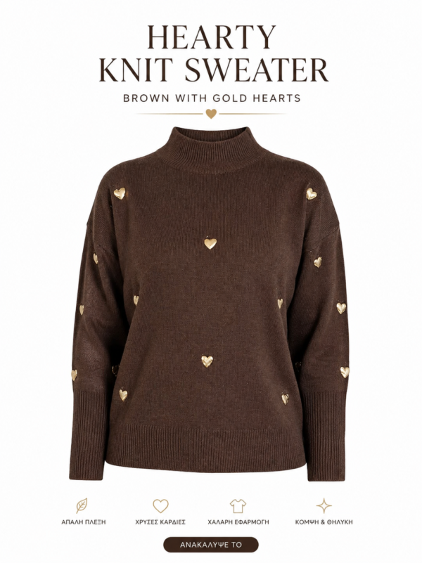 Γυναικείο Πλεκτό Πουλόβερ Hearty Knit
