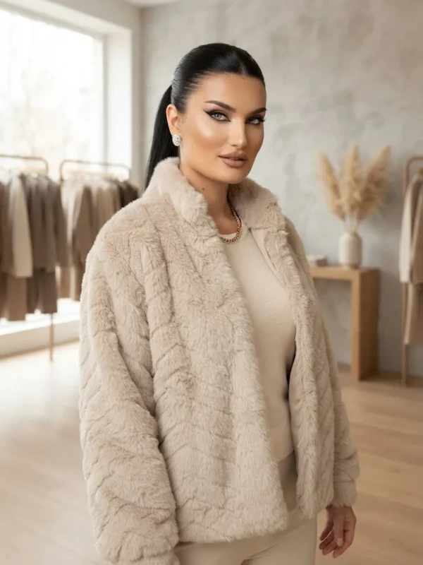 Γούνα Luxury Faux Fur Jacket