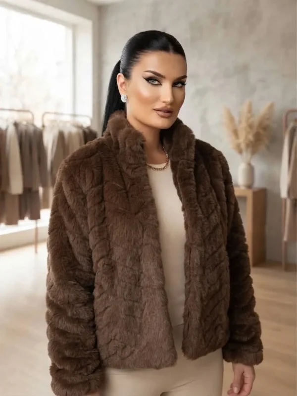 Γούνα Luxury Faux Fur Jacket