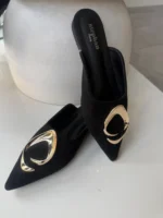Γυναικεία Mules Noir Gold