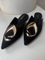 Γυναικεία Mules Noir Gold