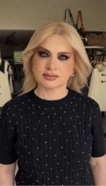 Sparkle Chic Knit Κοντομάνικη Μπλούζα