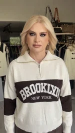 Half-Zip Brooklyn Knit Μπλούζα