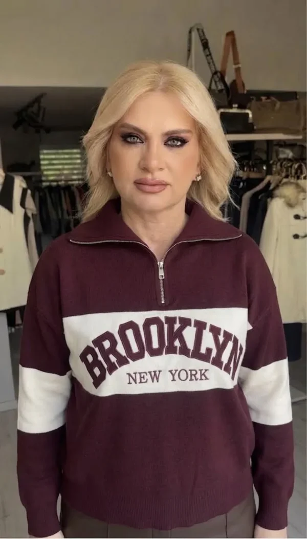 Half-Zip Brooklyn Knit Μπλούζα