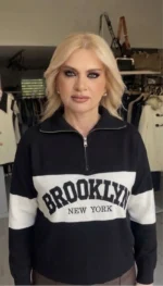 Half-Zip Brooklyn Knit Μπλούζα