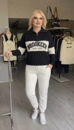 Half-Zip Brooklyn Knit Μπλούζα