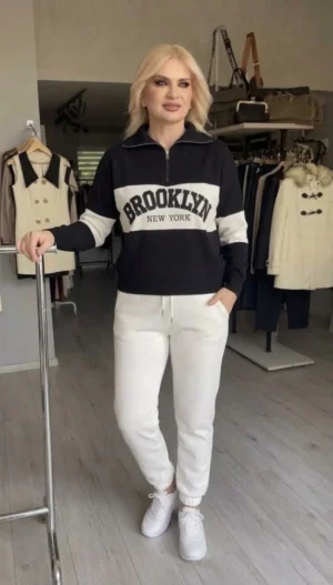 Half-Zip Brooklyn Knit Μπλούζα