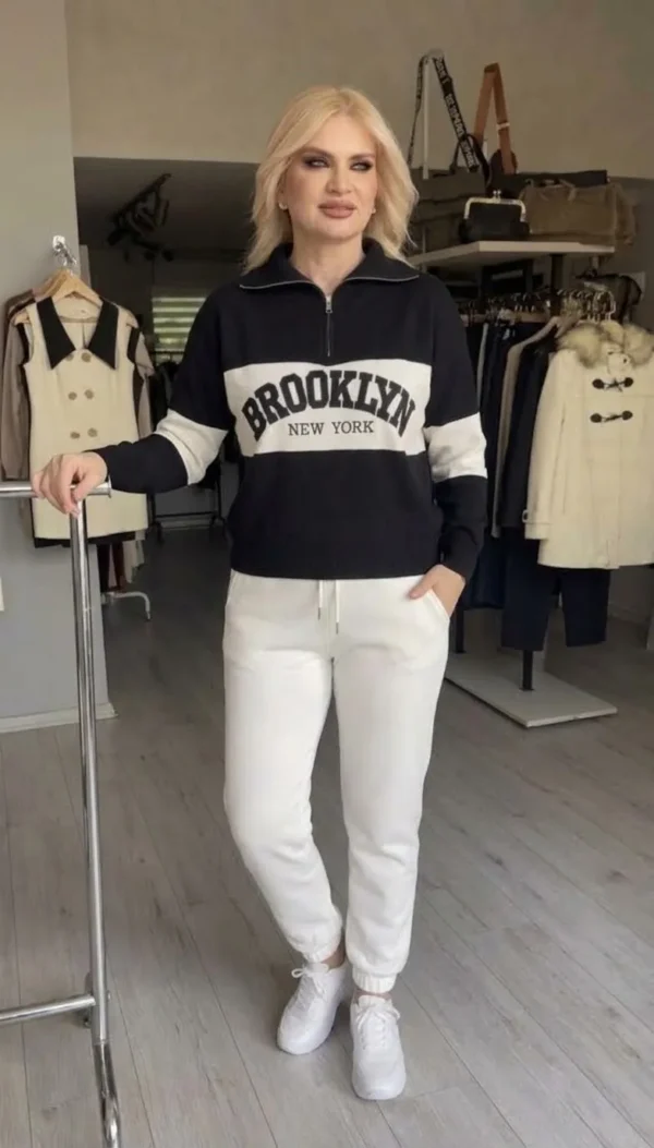 Half-Zip Brooklyn Knit Μπλούζα