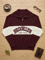 Half-Zip Brooklyn Knit Μπλούζα