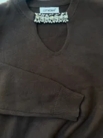 Γυναικεία Πλεκτή Μπλούζα Elegant Strass
