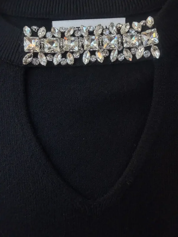Γυναικεία Πλεκτή Μπλούζα Elegant Strass