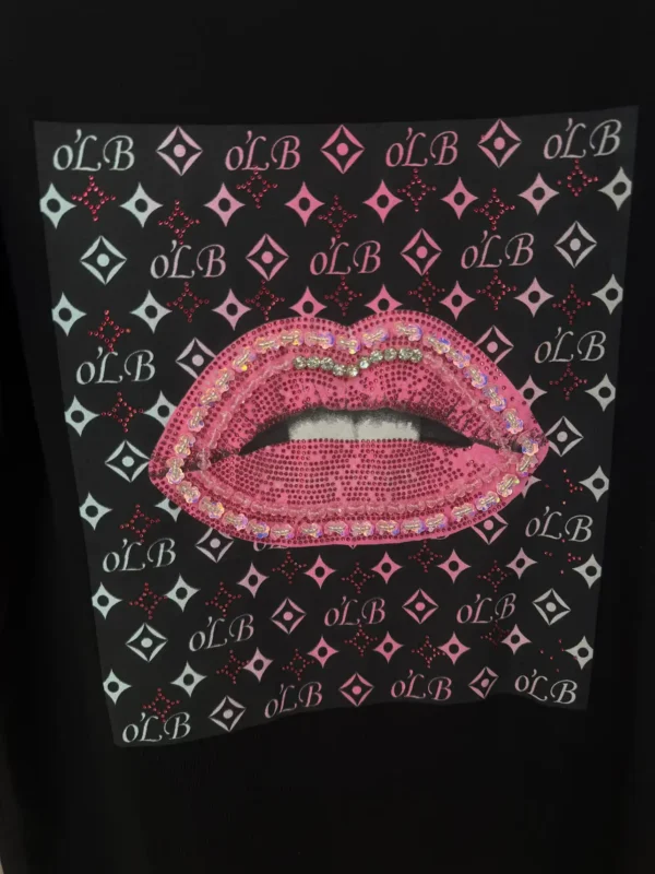 Kiss Me Glam T-Shirt Μπλούζα Κοντομάνικη