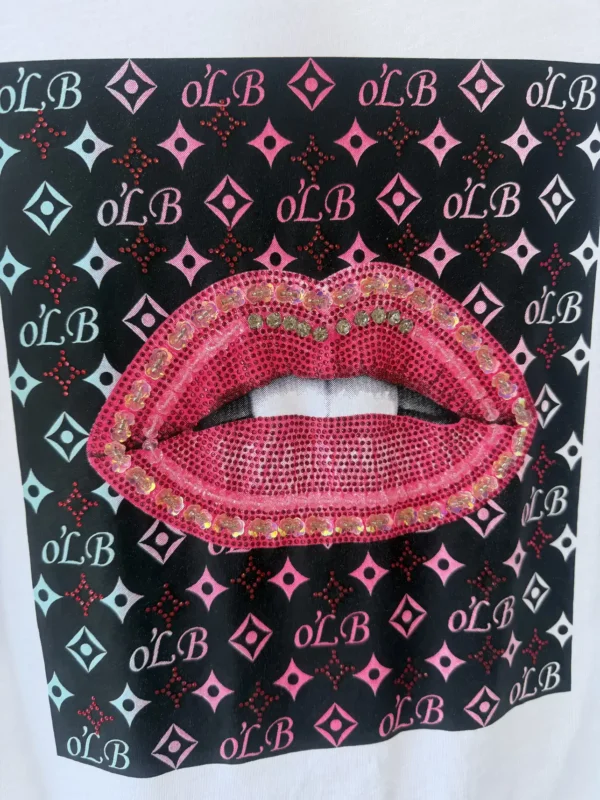 Kiss Me Glam T-Shirt Μπλούζα Κοντομάνικη